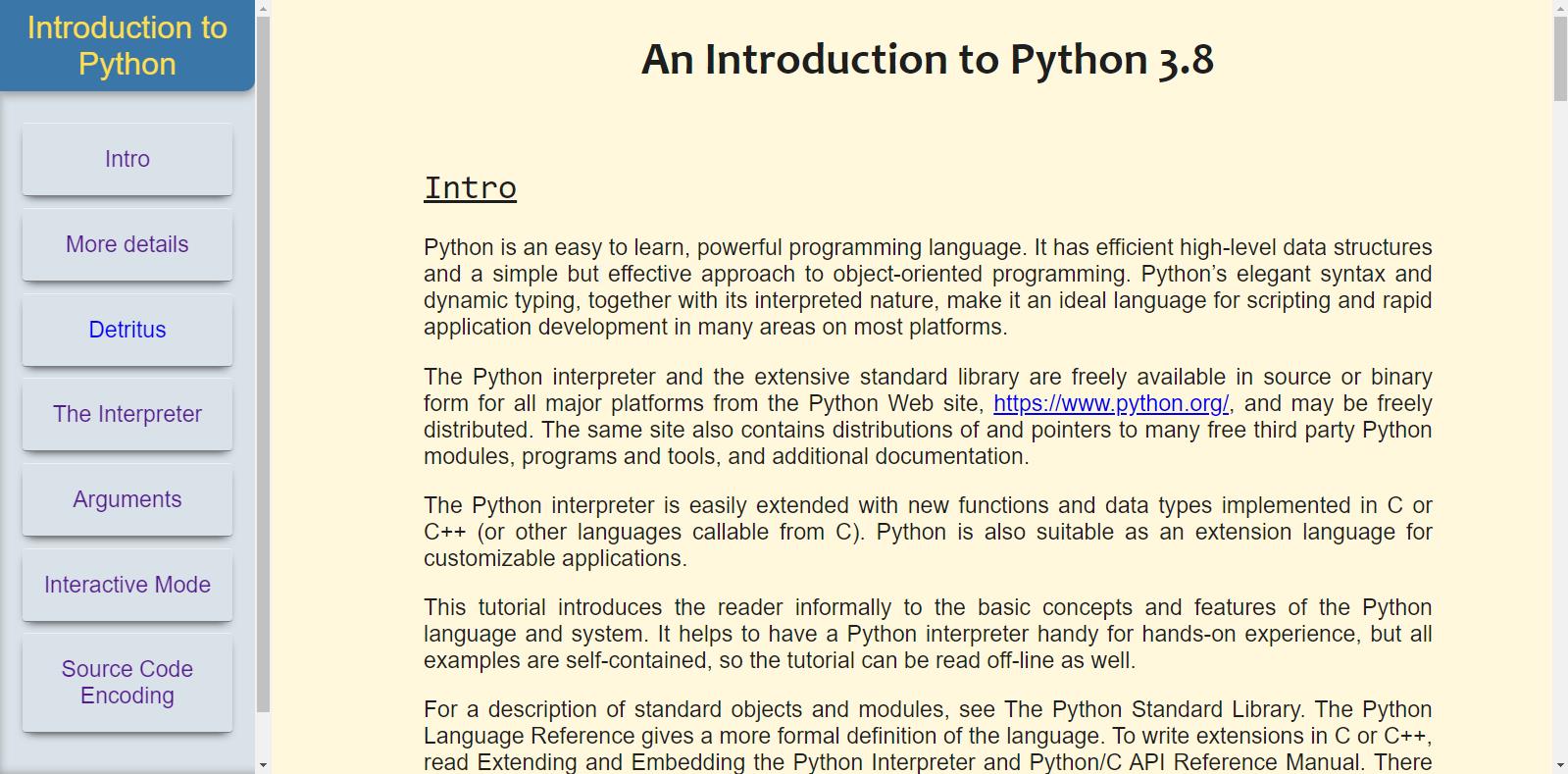 Python technical document